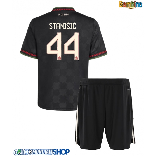 Maglie da calcio Bayern Munich Josip Stanisic #44 Terza Maglia Bambino 2025-26 Manica Corta + Pantaloni corti)